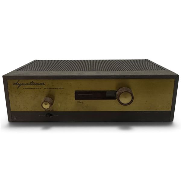 Dynaco Dynatuner FM-1 Vacuum-Tube FM Tuner in Brass-Tone Cabinet, Early 1960s