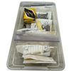 Image 2 : Bulk Vintage Electronic Components: Resistors, Capacitors & Metal Housings in 6 Bins