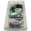 Image 5 : Bulk Vintage Electronic Components: Resistors, Capacitors & Metal Housings in 6 Bins