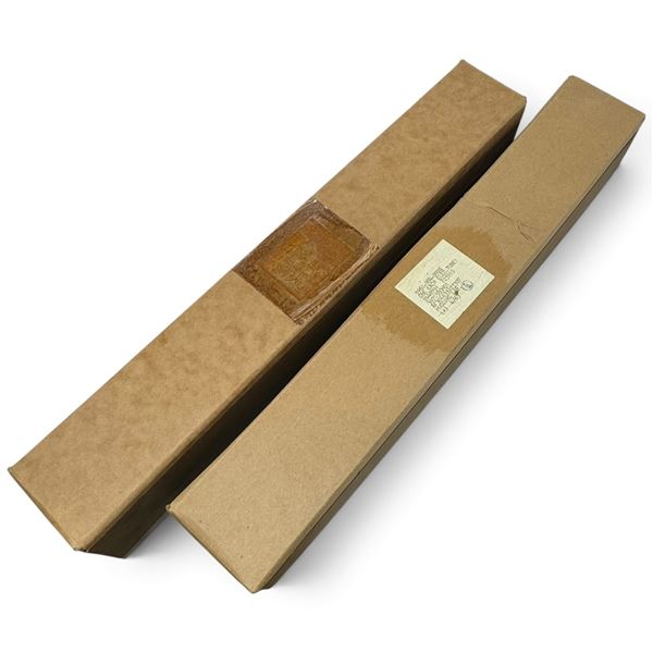 Pair of 1963 Electron Tubes in Huggins Lab Packaging, Stock No. 5960-984-9926