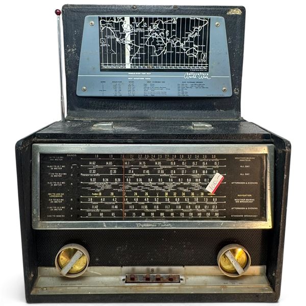 Early 1950s Hallicrafters World-Wide TW-1000 8-Band Portable Tube Shortwave Radio