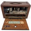 Image 4 : 1953 RCA Victor Strato-World 3-BX-671 Seven-Band Portable Tube Radio with Printed World Map