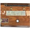 Image 5 : 1953 RCA Victor Strato-World 3-BX-671 Seven-Band Portable Tube Radio with Printed World Map