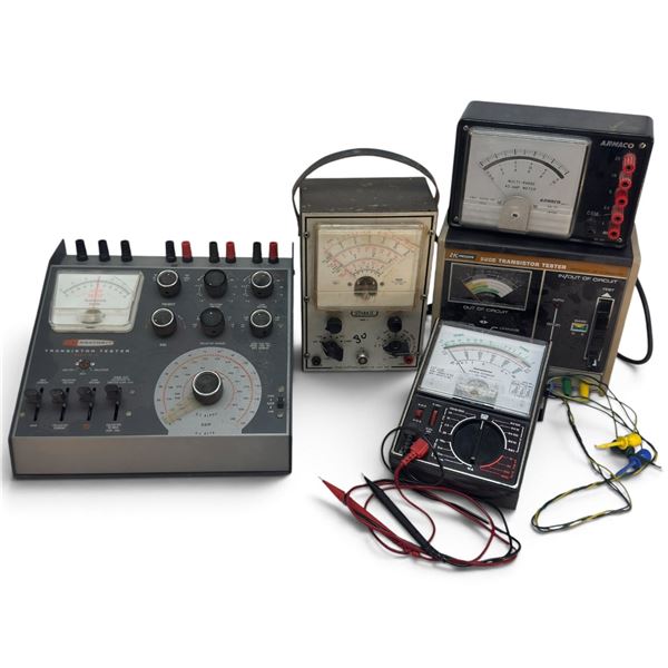 Vintage Heathkit IM-30, B&K 520B, Micronta 22-204B, Starkit & Armaco Test Equipment
