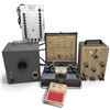 Image 1 : Vintage Sencore TC114 Tube Tester, Heathkit IT-28 Checker, Stark 711 Supply & Test Unit