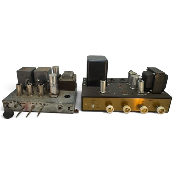 EICO HF-20 Model 20 & Unbranded Vacuum Tube Mono Amplifier with Merit Transformers