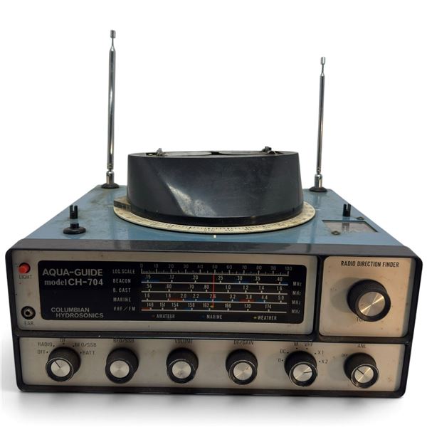 1970s Columbian Hydrosonics Aqua-Guide CH-704 Marine Radio Direction Finder