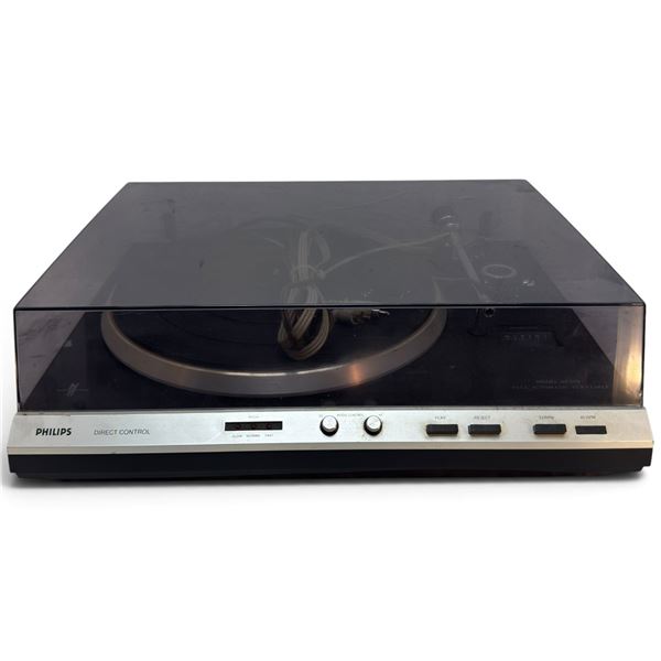 Philips AF-729 Direct Control Full Automatic Belt-Drive Turntable with Dust Cover