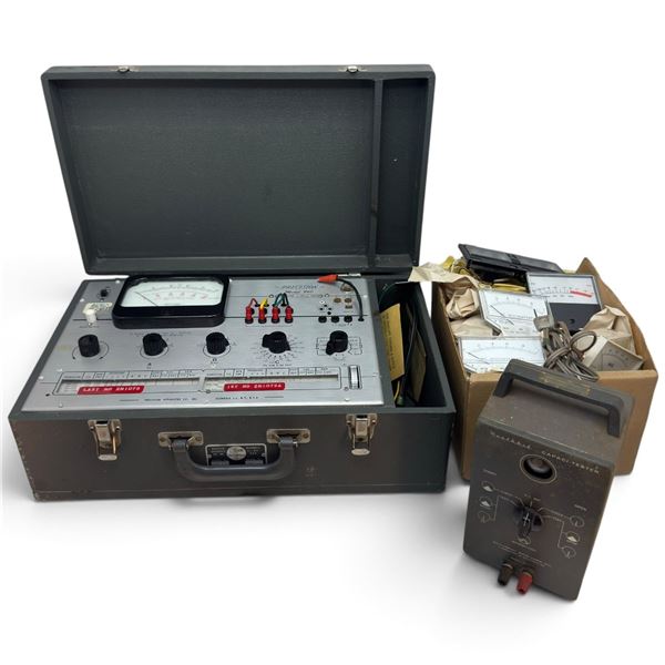 Precision Model 960 Transistor Tester, Heathkit CT-1 & Assorted Panel Meters