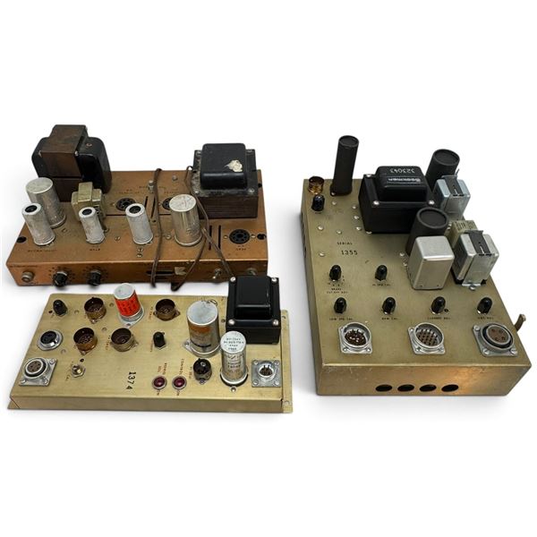 EICO Model 730 Tube Modulator-Driver & 2 Laboratory Equipment Control Chassis