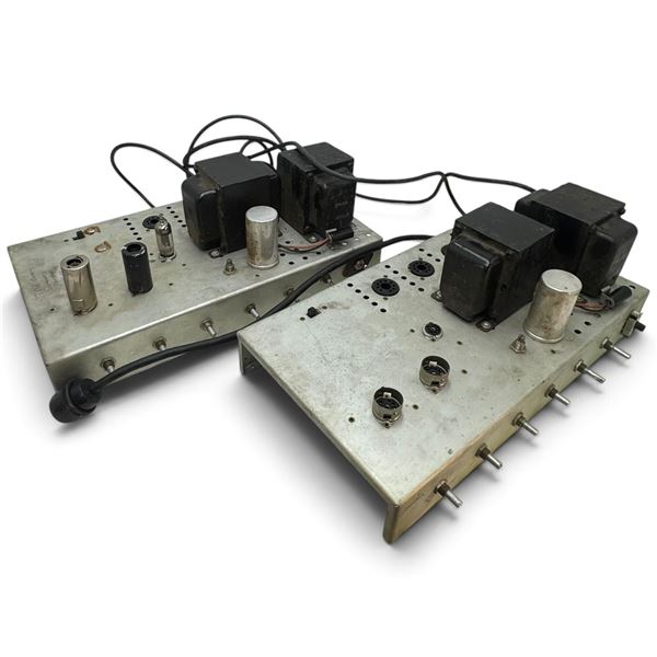 Two Tube PA Amplifier Chassis, One Thorcraft Tenco Model 1028 100W