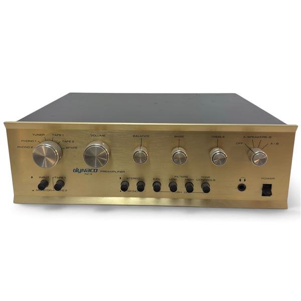 Dynaco PAT-5 Solid-State Stereo Preamplifier with Dual Phono, Tape & Speaker Control