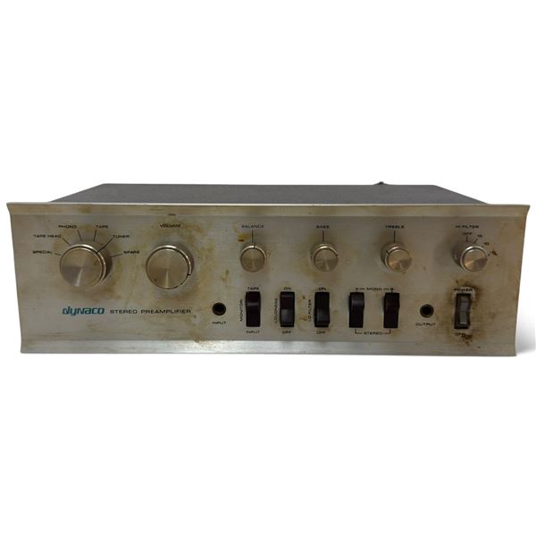 1967 Dynaco PAT-4A Factory-Assembled Solid-State Stereo Preamplifier Control Center