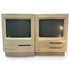 Image 1 : Pair of Apple Macintosh Classic M0420 (1991) & Macintosh SE M5011 Computers