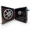 Image 3 : Bell & Howell Filmosound Utility Design 156 Model B 16mm Speaker Case, Reel & Cables