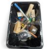 Image 2 : Assorted Shop Tools, Skilsaw 5170 Circular Saw, Hardware & Safety Gear in Storage Tote