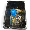 Image 3 : Assorted Shop Tools, Skilsaw 5170 Circular Saw, Hardware & Safety Gear in Storage Tote