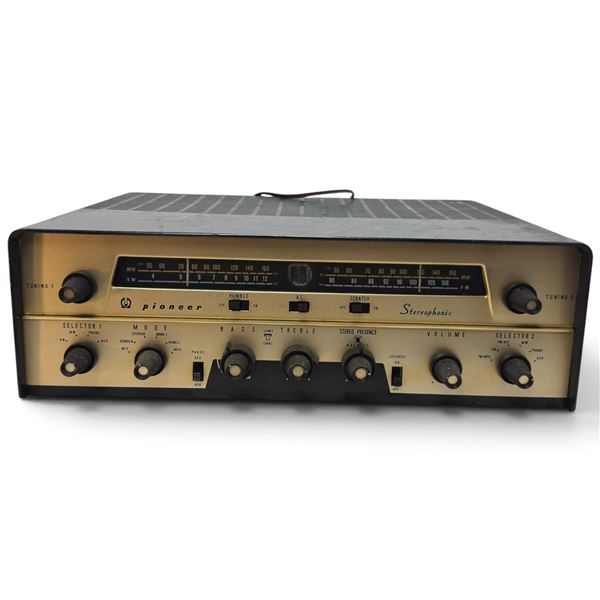 Pioneer SM-B200A 24-Watt Vacuum-Tube AM/FM/SW Stereophonic Tuner Amplifier, 1961