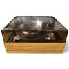 Image 1 : Mid-Century Dual 1009 Four-Speed Automatic Turntable, Wood Plinth & Smoked Dust Cover