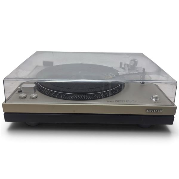 Sony PS-3300 Direct-Drive Stereo Turntable with Empire 2000 E/I Cartridge & Dust Cover