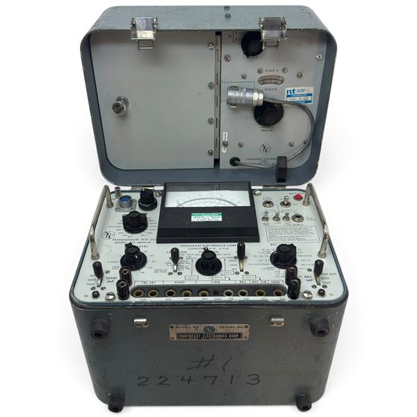 Northeast Electronics TTS-4BNH-N Analog Telephone Transmission Test Set in Metal Case