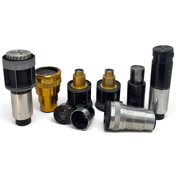 Vintage Cinema Projection Lens Group: ISCO, Kollmorgen-Kosaka, Sankor & Super-Lite