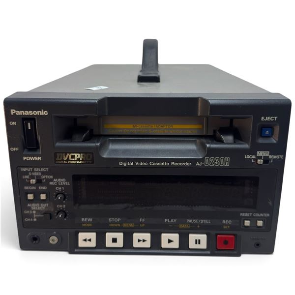 Panasonic AJ-D230HP DVCPRO Digital Video Cassette Recorder with Carry Handle