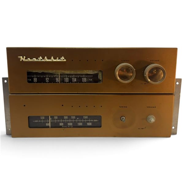 1950s Heathkit FM-3A FM & BC-1A Broadband AM Vacuum-Tube Hi-Fi Tuners