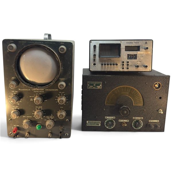 Three Vintage Test Instruments: Heathkit O-11, Clough-Brengle 79-B & Echoflex T11/1A