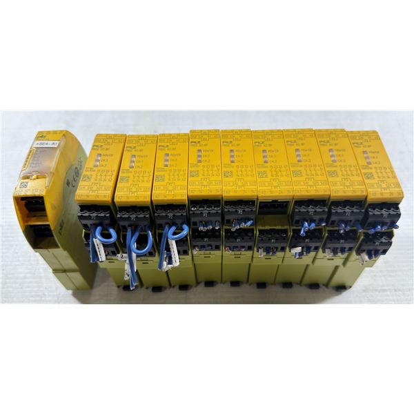 Lot of (10) Pilz Modules