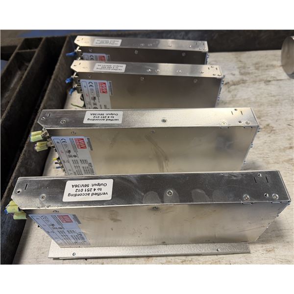 Lot of (4) Meanwell Power Supplies 2-#RSP-750-24 & 2-#RSP-2000-48