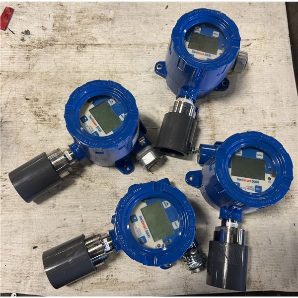 (4) RC Systems SenSmart 5000 Gas Detectors
