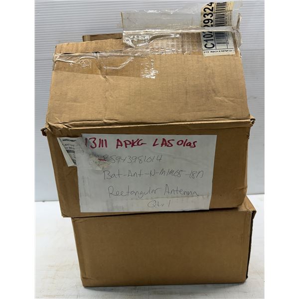(2) Hirschmann #85020088 / BAT-ANT-N-MiMo5-18N-IP65 Rectangular Inet Antennas