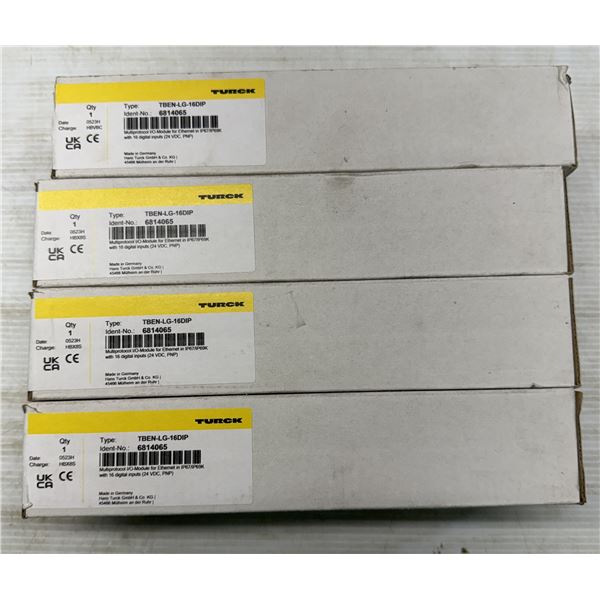 (4) Turck #6814065 / TBEN-LG-16DIP Multiprotocol I/O Modules