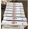 Image 1 : Lot of (8) Lithonia Lighting LED Quantum Exit/Emergency Combos #LHQM LED R M6
