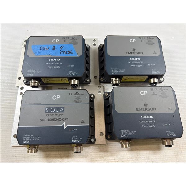(4) Sola #SCP 100S24X-CP1 Power Supplies