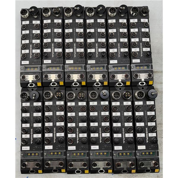 Lot of (12) Turck #TBEN-LG-8DIP-8DOP/6814066 Multiprotocol I/O Terminals