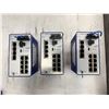 Image 1 : (3) Hirschmann #BRS30-12TX BOBCAT Rail Switches