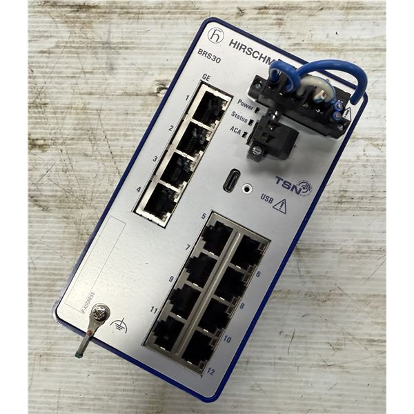 Hirschmann #BRS30-12TX BOBCAT Rail Switch