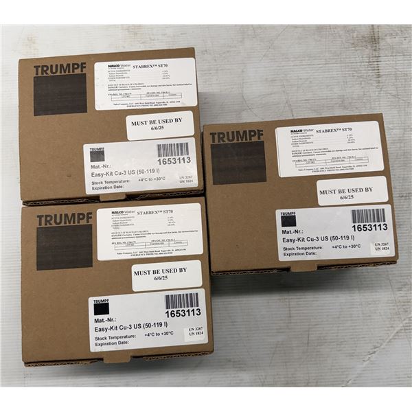 Lot of (3) Trumpf #1653113 Easy-Kit Cu-3 US (50-119 I)