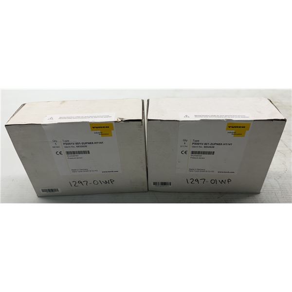 (2) Turck #6832626 / PS001V-501-2UPN8X-H1141 Pressure Sensors