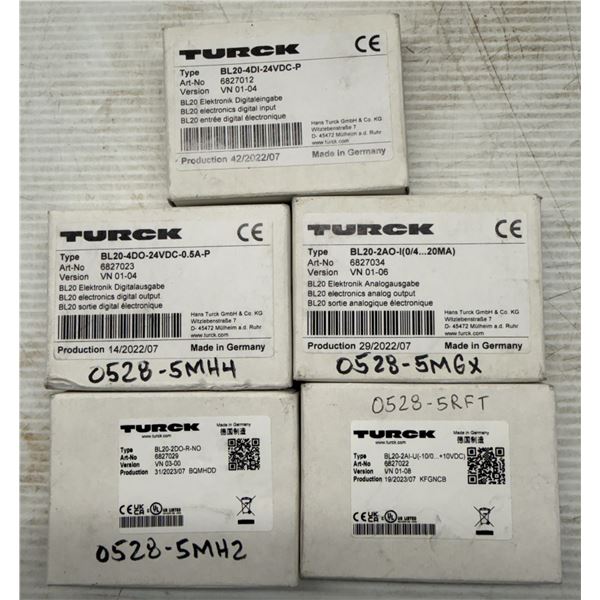 Lot of (5) Misc. Turck Modules
