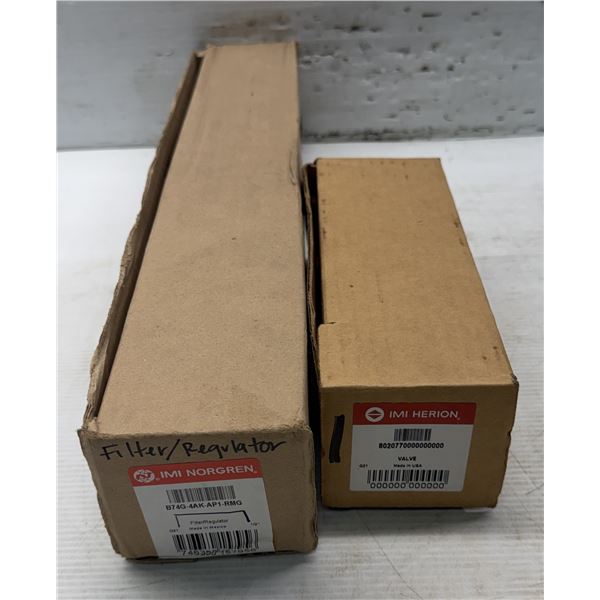 Lot of (2) IMI Norgren Items #B74G-4AK-AP1-RMG / #9933140