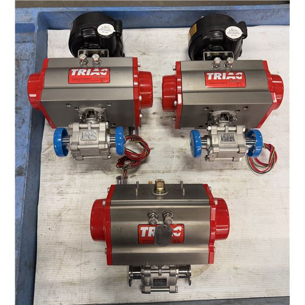 (3) A-T Controls #77CF1002R3SFB Triac Actuators 1"