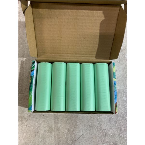 100 PCS - Green Compostable Bags