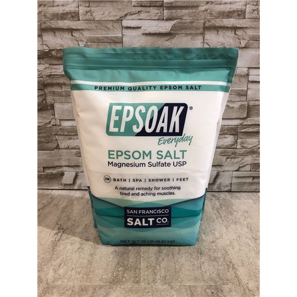 19 LBS Bag Of Epsoak Epsom Salts