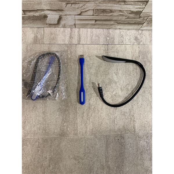 Lot Of 2 USB Connected Reading Lamps