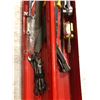 Image 2 : Red Metal Cantilever Toolbox With Assorted Tools Inside