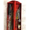 Image 3 : Red Metal Cantilever Toolbox With Assorted Tools Inside