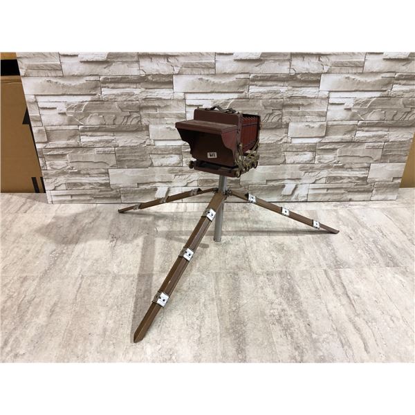 Decorative Vintage Style Wooden Folding Camera Replica